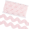 10 Yard Polyester Wavy Fringe Trim Ribbon SRIB-GF0001-38G-1