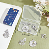SUNNYCLUE 16Pcs 8 Style 201 & 304 Stainless Steel Charms STAS-SC0004-92-6