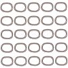 201 Stainless Steel Open Jump Rings Oval Jump Rings STAS-PH0005-08-1