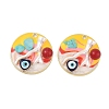 Rack Plating Alloy Enamel Pendants FIND-Z062-01G-2