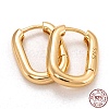 925 Sterling Silver Huggie Hoop Earrings EJEW-H110-09G-3