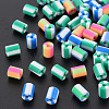 Fixed Mixed 3 Style Handmade Polymer Clay Beads CLAY-S096-012F-1