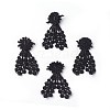 Polyester Lace Costume Accessories FIND-G013-11G-1
