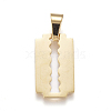 304 Stainless Steel Pendants STAS-F239-02G-1