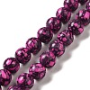 Synthetic Gemstone Dyed Beads Strands G-P507-03B-11-1