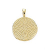 Brass Enamel Pendants KK-Q283-057B-NR-2