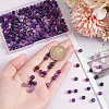 4 Strands Natural Fire Crackle Agate Beads Strands G-OC0003-09-3