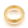 Electroplated Non-magnetic Synthetic Hematite Rings RJEW-P069-01G-1