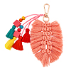 Bohemian Tassel Pendant Decoration KEYC-WH0032-34B-1