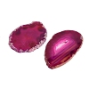 Dyed & Heated Natural Agate Slice Cabochons GG-CBAAF67-01B-2