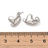 Rack Plating Brass Micro Pave Clear Cubic Zirconia Charms KK-G487-04P-3