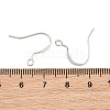 Brass Flat Ear Wire KK-CBA57BD-09P-3