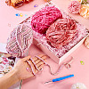3 Rolls Polyester Chenille Wool Yarn OCOR-MB0001-06B-7