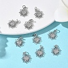 SHEGRACE Brass Micro Pave Cubic Zirconia Pendants XGRQ3D919-463P-4
