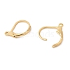 Brass Leverback Earring Findings KK-P340-20A-G-2