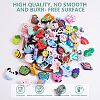 12Pcs 4 Colors Silicone Focal Beads JX774A-7
