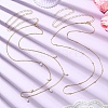 2Pcs Alloy Snake Chain Chain Belts Sets AJEW-CJC0015-005-6