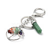 Natural Green Aventurine Keychain KEYC-M022-03B-2