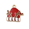 Christmas Alloy Enamel Pendants FIND-H055-17B-G02-1