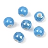 Glazed Porcelain Beads PORC-D001-8mm-12-4