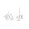 S925 Sterling Silver Stud Earrings EJEW-K303-01S-06-4