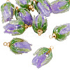 10Pcs Transparent Acrylic Pendants SACR-TA0001-66C-3