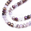 Opaque Glass Beads Strands GLAA-T006-12B-3