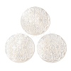 Natural White Shell Cabochons SSHEL-C012-12-1