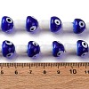 Handmade Evil Eye Lampwork Beads Strands LAMP-S069-01E-2