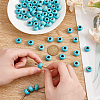 100Pcs Dyed Synthetic Turquoise European Beads SPDL-PH0001-03-5