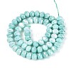 Anti-Tarnish Electroplate Glass Beads Strands GLAA-T025-8mm-19G-2