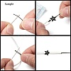 Star PVC Plastic Cord Lock for Mouth Cover LS-KY-D013-02B-6