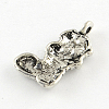 Tibetan Style Christmas Socks Alloy Pendants TIBEP-Q050-24AS-RS-2