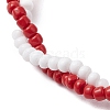 Handmade Glass Seed Beaded Bracelets for Women BJEW-MZ00129-01-3