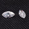 Cubic Zirconia Pointed Back Cabochons ZIRC-M003-7x3.5mm-007-2