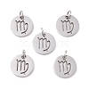 Non-Tarnish 304 Stainless Steel Charms STAS-Q201-T445-6S-2