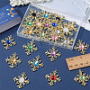 SUNNYCLUE 24Pcs 12 Colors Acrylic Pendants FIND-SC0005-63-3