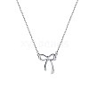 925 Sterling Silver Pendant Necklaces NJEW-BB50472-C-1