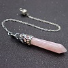 Natural Rose Quartz Dowsing Pendulums PW-WG19123-05-1