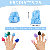 50Pcs 10 Colors Polyester Doll Woolen Hat DOLL-CP0001-01-2