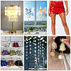 500Pcs PVC Plastic Pendants KY-GF0001-67B-03-5