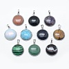 Natural & Synthetic Mixed Stone Pendants KK-E757-B-P-1