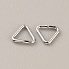 Brass Triangle Linking Ring KK-WH0031-08P-1