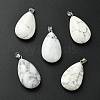 Natural Howlite Pendants GG-K002-09X-1