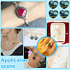 40Pcs Lampwork Cabochons LAMP-PH0001-43A-5