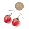 4 Pairs 4 Styles Resin Fruit Dangle Earrings EJEW-TA00580-3