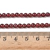Natural Garnet Beads Strands X-G-Z104-A01-4mm-5