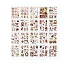 20 Sheets Infeel.Me PET Sticker Book Retro Diary Material Decoration Stickers PW-WG73723-02-1