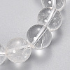 Natural Quartz Crystal Beaded Stretch Bracelets BJEW-Q692-46-10mm-2