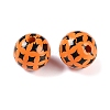 Halloween wood beads WOOD-S064-01B-3